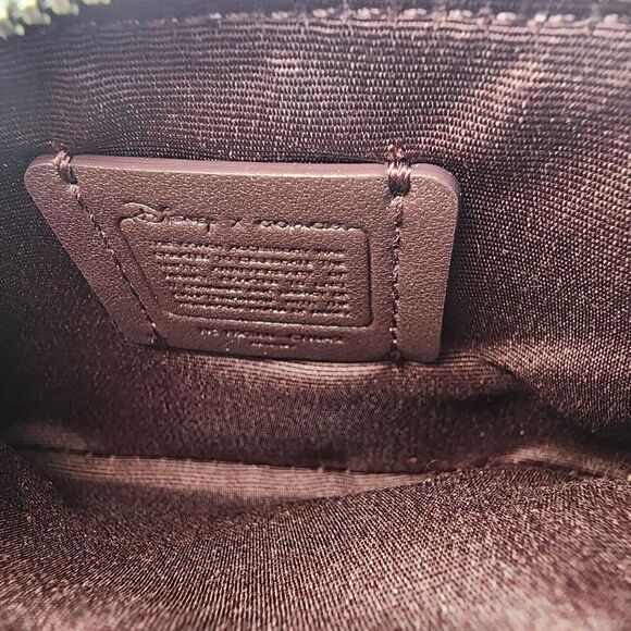 NWT Coach CN042 Disney X Coach Corner Zip Trio With Mickey Mouse Faces B… - Picture 5 of 7